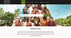 Desktop Screenshot of festivalforyou.com